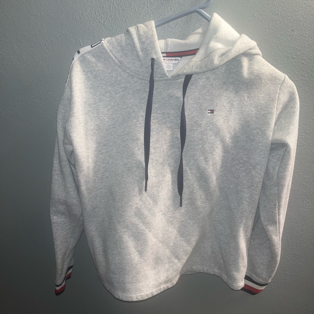Grey Tommy hilfinger hoodie